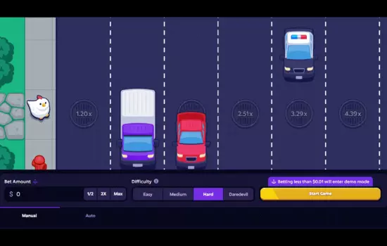 casino chicken road game